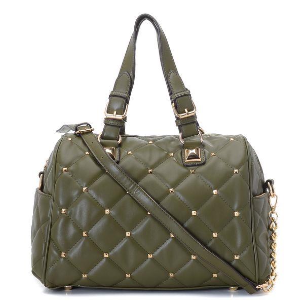 michael kors stud quilted satchel jasper For Salg Ekte, Ny 2k7wu